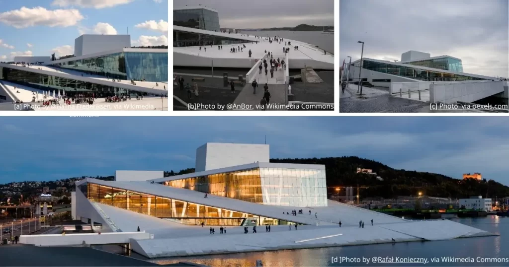 Oslo Opera House accurate design idea centered on thresholds