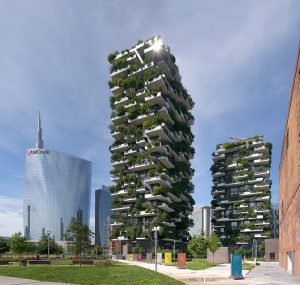 What is green building ?- The Bosco Verticale in Milan@by Thomas Ledl on wikipedia